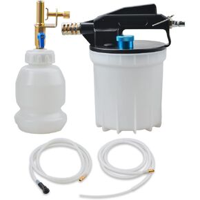 Vacuum Brake Bleeder Air Brake Bleeder Kit with 2L Brake Fluid Extractor and 1L Refilling Bottle for Auto Car Truck Use in Kuwait