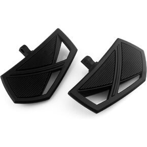Motorcycle Wide Highway Pegs Mini Boards Foot Pegs Male Mount 10mm adapter Footrest for Harley Sportster 883 Dyna Street Bob FXD Softail Heritage Touring