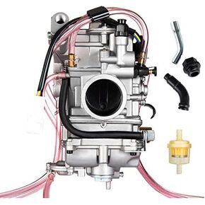 Carburetor for YAMAHA YZ400F 1998-1999,YZ426F 2001-2002,YZ450F 2003-2009 WR400F 1998-2000 WR426F 2001-2002 WR450F 2003-2011 Replace for KEIHIN Flat side FCR40 FCR 40mm