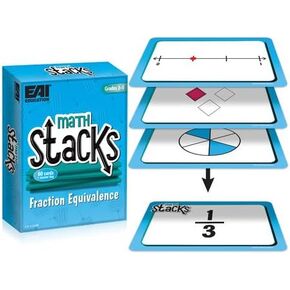 EAI Education Math Stacks Fraction Equivalence Game: Grades 3-5