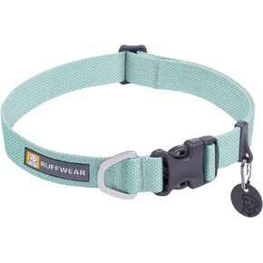 Ruffwear, Hi & Light Dog Collar, Minimal and Ultralight Collar for Everyday Walks and Runs, Sage Green, 9"-11"