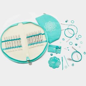 KnitPro The Mindful Collection Passion Interchangeable Needle Set 4" (10cm) | 13 US Sizes (2.5-15)