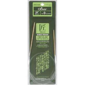 Clover Bamboo Circular 24" No. 0