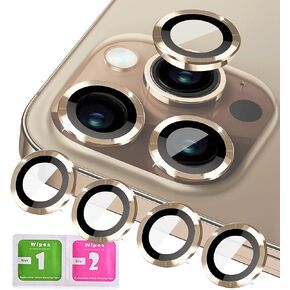5+5 Pack Compatible with Samsung Galaxy S24 Ultra Camera Lens Protector Glitter Bling, S24 Ultra Camera Cover, Tempered Glass Clear Screen Protector Accessories, Phone Case Friendly (Black)