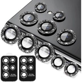 [3+1 متوافق مع iPhone 11، 11 mini، 11 Pro، 11 Pro Max واقي عدسة الكاميرا اللامع، ملحقات حلقة غطاء الكاميرا الشفاف من الزجاج المقسى، صديق للحافظة (فضي) in Kuwait