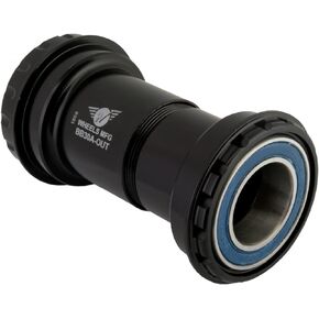 Wheels Manufacturing BB30A Frame to GXP Spindle Outboard Thread Together Bottom Bracket, Black