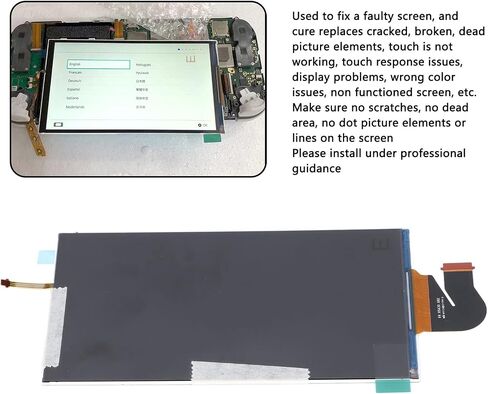 شاشة عرض LCD لجهاز NS Switch Lite، جزء إصلاح شاشة LCD بديلة زجاجية لجهاز Nintendo Switch Lite، ملحق لوحدة التحكم NS Switch Lite in Saudi Arabia