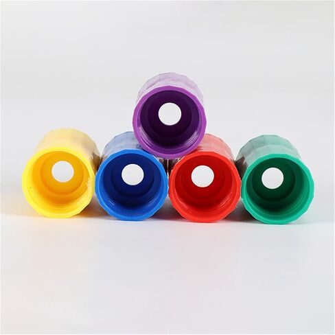 Tornado in A Bottle, 5 Pcs Tornado Tube Bottle Connector Plastic Water Vortex Maker Cyclone Tube for Scientific Experiment and Test, 5 Colors in Saudi Arabia