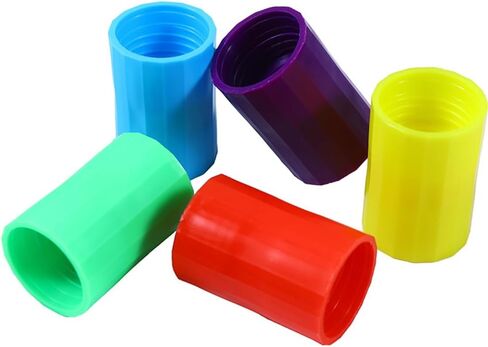 Tornado in A Bottle, 5 Pcs Tornado Tube Bottle Connector Plastic Water Vortex Maker Cyclone Tube for Scientific Experiment and Test, 5 Colors in Saudi Arabia