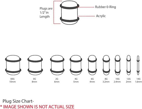طقم تمدد الأذن 54 قطعة من BodyJ4You - مقاييس المبتدئين 14G-00G - شماعات حلزونية من الأكريليك باللون الأزرق المائي بدون سدادات مضيئة حلقات على شكل حرف O - موسعات خفيفة الوزن للجنسين والرجال والنساء in Kuwait