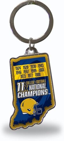 ريكو إندستريز NCAA Notre Dame Fighting Irish Champ State على شكل سلسلة مفاتيح كبيرة in Saudi Arabia
