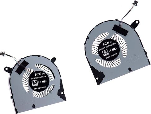 DC 5V/0.5A CPU Cooling Fan 4NYWG 04NYWG w/GPU Fan Cooler Set 160GM 0160GM for Dell G3 3590 G3 3500(i7 9th Gen) P89F Gaming Laptop in Kuwait