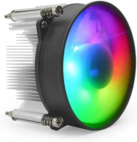 Odyssey PC CPU Heatsink Cooler Fan RGB 90mm for Intel LGA 115X/1200 & 4-Pin PWM 3.5-Inch Fan with Pre-Applied Thermal Paste in Saudi Arabia