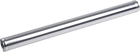 Ucreative مستقيم سبائك الألومنيوم أنبوب المبرد الأنابيب مدخل هواء أنبوب فضي اللون للسيارة OD: 1 بوصة (25 مم) in Kuwait