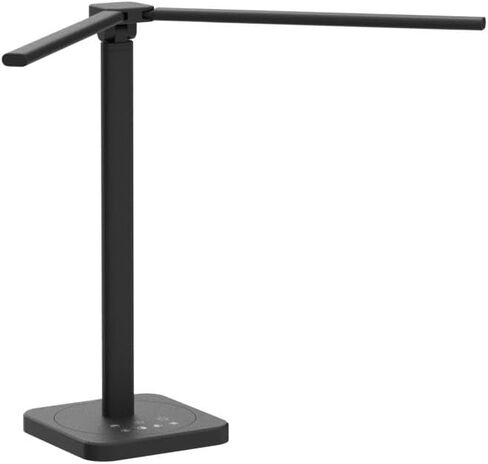 مصباح مكتب LED مزدوج الرأس، مصابيح طاولة بذراع متأرجحة مزدوجة، مصباح بيانو، درجة حرارة لون سطوع قابلة للتعديل، للمنزل/القراءة/المكاتب/غرف النوم/المهاجع in Kuwait