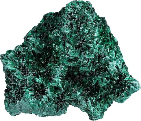 Nupuyai Natural Raw Malachite Crystal Stone for Reiki Healing Stress Anxiety, Real Green Malachite Specimen Cluster Decor for Home Office Tabletop, 10-50g in Saudi Arabia