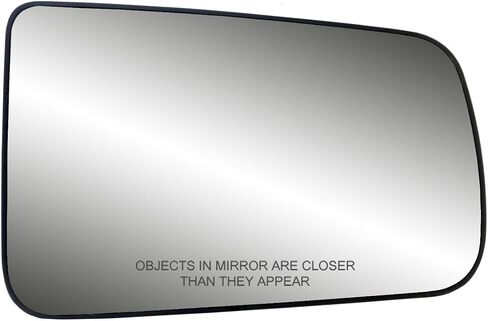 Driver Side Non-heated Mirror Glass w/backing plate, Ford Focus, 5" x 7 9/16" x 8 1/4" (w/o Blind Spot) in Saudi Arabia