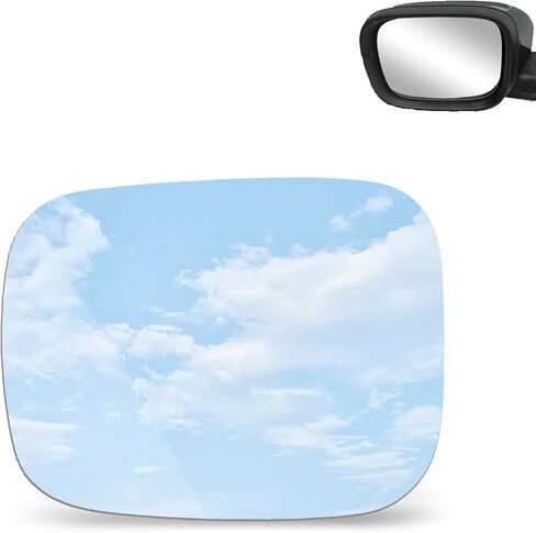 Mirror Glass Driver Left Side fit for 2007 2008 2009 2010 2011 2012 2013 2014 Volvo V70 XC70 XC90 with Adhesive Flat No Backing Plate in Saudi Arabia