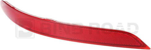عاكس المصد الخلفي 63147290091 + 63147290092 حافة حمراء يسار يمين متوافقة مع BMW F15 X5 2014-2017 in Saudi Arabia