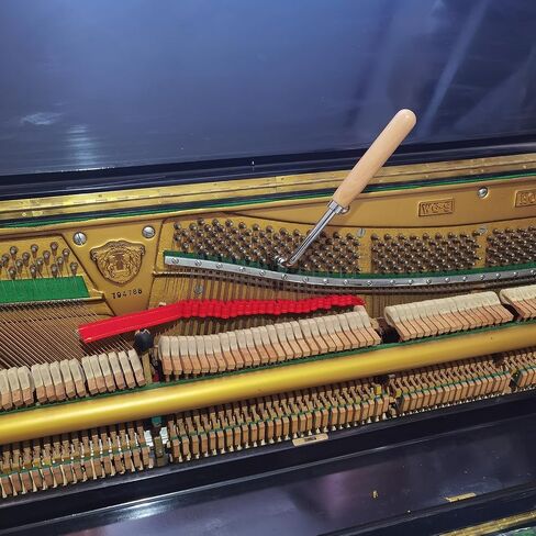 Piano Tuning Tool Mute With Piano Repair Finish Red Cloth Felt Strip Wool Felt Temperament Strip Professional in Saudi Arabia