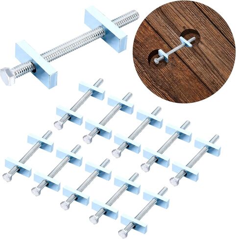 20 جهاز كمبيوتر شخصى كونترتوب موصل الجدول العلوي السحابات 1/4-20 × 3-1/2 "موصل مشترك الأجهزة ميتري رسم بولت كونترتوب الوجه موصل لجزار كتلة السرير توصيل عدة الأثاث in Saudi Arabia
