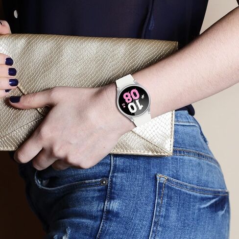 [6+6 𝙋𝙖𝙘𝙠] واقي شاشة Galaxy Watch 5 وحافظة 44 مم، طبقة غطاء وجه من الزجاج المقوى المضاد للضباب NANW + ملحقات حافظة صلبة شاملة من البولي كربونات متوافقة مع Samsung Galaxy Watch 4&5 in Kuwait