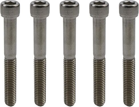 3/8-16 * 3 Socket Head Cap Screws,304 Stainless Steel Bright Finish Allen Socket Drive 5Pcs in Saudi Arabia