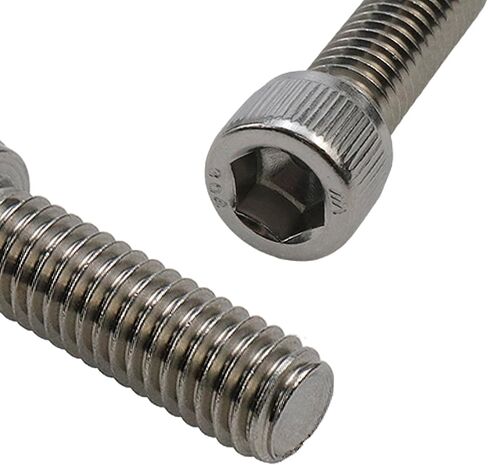 3/8-16 * 3 Socket Head Cap Screws,304 Stainless Steel Bright Finish Allen Socket Drive 5Pcs in Saudi Arabia
