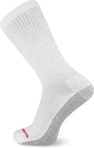 Wolverine Men's Cotton Comfort Crew Socks - 6 Pairs - Breathable Arch Support in Saudi Arabia