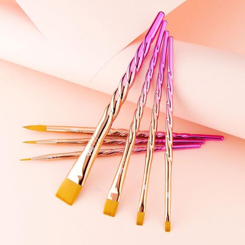 Royal & Langnickel Mythos, 4pc Unicorn Variety Craft Brush Set for All Painting Mediums, Includes - Shader, Round & Liner Brushes in Saudi Arabia