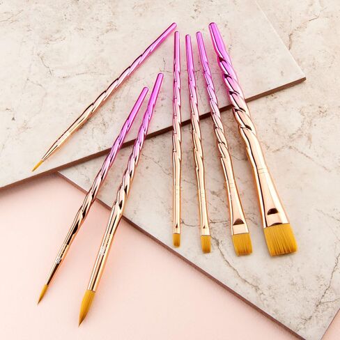 Royal & Langnickel Mythos, 4pc Unicorn Variety Craft Brush Set for All Painting Mediums, Includes - Shader, Round & Liner Brushes in Saudi Arabia