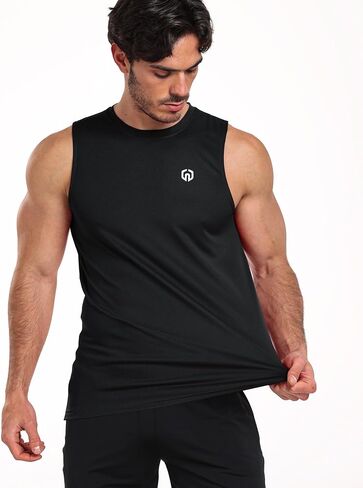 NELEUS Men's Dry Fit Workout Running Muscle Tank Top in Kuwait