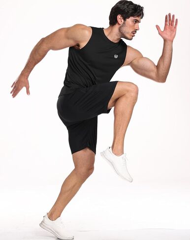 NELEUS Men's Dry Fit Workout Running Muscle Tank Top in Kuwait