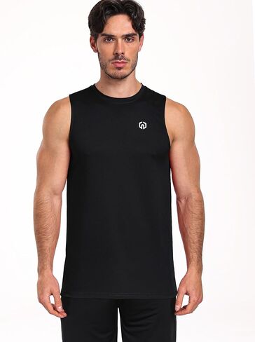 NELEUS Men's Dry Fit Workout Running Muscle Tank Top in Kuwait