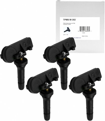 مستشعر ضغط الإطارات PDQ TPMS 315 MHZ 4 عبوات مطاطية في الجذع لسيارة Ford Lincoln Mercury الاستبدال المباشر للجزء OE # 6F2Z1A189A | 7L1Z1A189A in Saudi Arabia