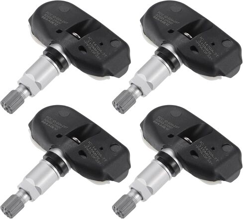 حساس ضغط الإطارات TPMS لسيارة هيونداي سوناتا 2007-2010 لون فضي معدني (مجموعة من 4) in Saudi Arabia