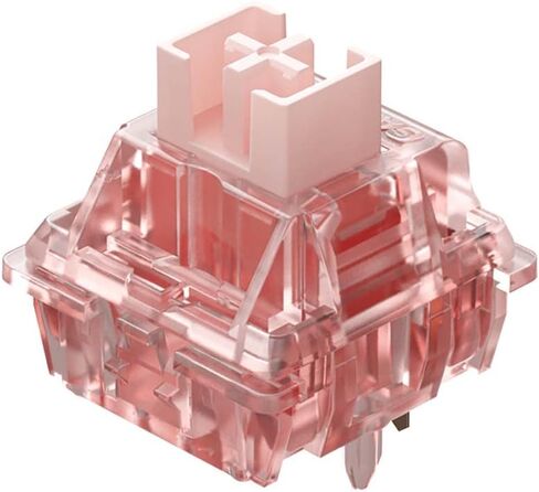 Gateron Ink v2 Pink Pre lubed 5pin Linear Switches 50g Force DIY Mechanical Keyboard Switch(90PCS, Pink Ink v2) in Saudi Arabia