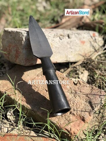 ARTIZANSTORE Hand Forged Viking Saga Iron Spear Head Reproduction Roman Or Medieval Steel Spearpoint in Saudi Arabia