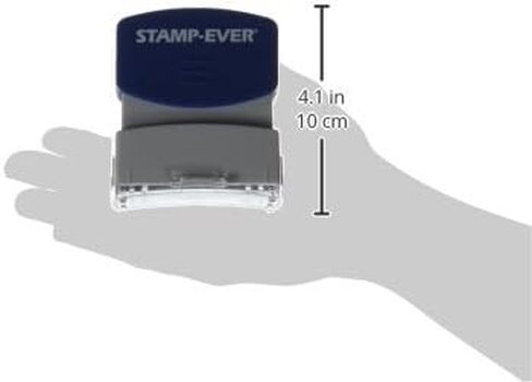 ختم رسالة تم حبره مسبقًا، تاريخ الاستحقاق، حجم انطباع الختم: 9/16 × 1-11/16 بوصة، أحمر (5960) in Kuwait