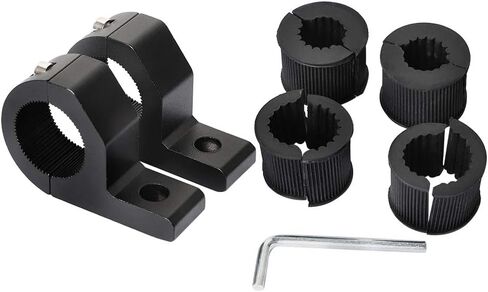 مجموعة أدوات تثبيت بمشبك أفقي من Exzeit مكونة من قطعتين (صغيرة) تناسب 0.75 بوصة و1 بوصة و1.25 بوصة وقضبان الثور وأقفاص السقف للدراجة النارية وشاحنات ATV UTV in Kuwait