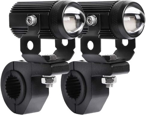 مجموعة أدوات تثبيت بمشبك أفقي من Exzeit مكونة من قطعتين (صغيرة) تناسب 0.75 بوصة و1 بوصة و1.25 بوصة وقضبان الثور وأقفاص السقف للدراجة النارية وشاحنات ATV UTV in Kuwait