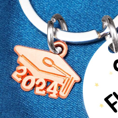 So Proud of You Graduation Gifts for Her Class of 2024 Senior High School Students Congratulations Keychain Cool College University Presents for Masters Middle School Graduates in Saudi Arabia