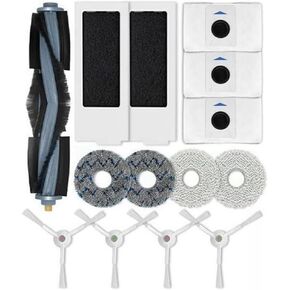 Accessories For ECOVACS DEEBOT T20 Omni / T20 Pro/T20 Pro Plus Robtic Vacum Cleaner Deebot Replacement Parts Deebot T20 omni Moping (1 Main Brush+2 Filter+4 Side Brush+2 Filters+4 Mop Pads+3 Dust Bag)