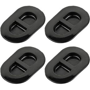 68194821AA Rubber Body Plug, 4PCS Car Floor Pan Drain Plugs, Floor Pan Plug Oval Rubber Plugs Compatible with Jeep TJ Wrangler JK JKU JL 1997-2022,for Gladiator Rubicon JT 2020-2022