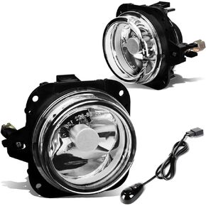 DNA MOTORING FL-ZTL-219-AM Assembly Fog Light Driver & Passenger Side Enhance visibility [Compatible with 02-05 Mitsubishi Eclipse / 04-08 Galant]