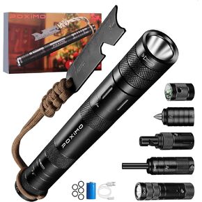 Gifts for Men Women POXIMO 9 in 1 Multitools, Stocking Stuffers EDC Multi Tool for Camping Hiking Surviving, Gift for Father Dad Husband Him Multi-Tool Survival Kits, Birthday Gifts Gadgets