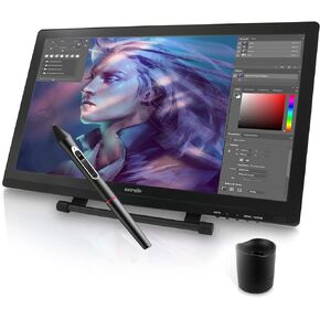 SereneLife Dual-Mode Graphics Tablet - 21.5" Art Monitor with Wireless Stylus & Touch Screen - Perfect for Drawing & Design, USB and HDMI Cables