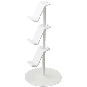 3 Tier Controller Stand, Headset Holder for Desk, Game Console Controller Holder Stand Organizer for Xbox Controller Organizer, Gaming Accessories(White)
