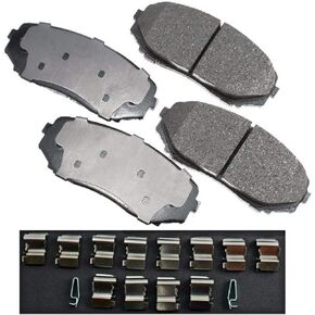 Akebono Brake Pad Set (ACT1258) , GREY