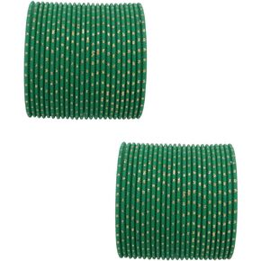 Efulgenz Indian Bangles Set Bollywood Plain Metal Bangle Bracelets Costume Jewelry for Women & Girls